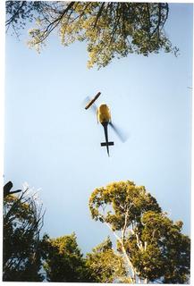 huey flying Beech