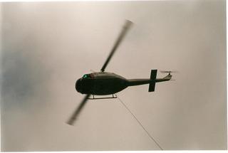 huey in flight