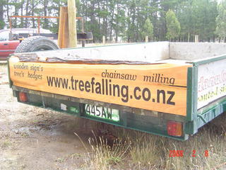 tailgate advertising  $600 - $800 + gst