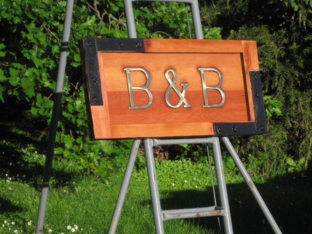 B & B signs
